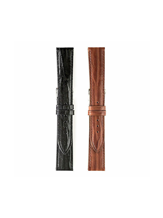 Leather Strap Black 20mm