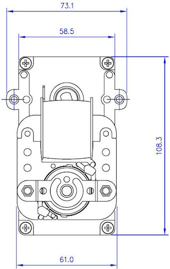 Mellor 3 Motor für Pelletofen