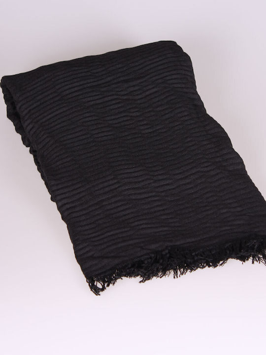 Women's Wool Scarf Black