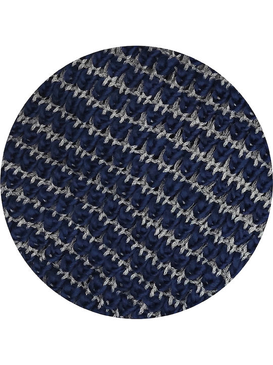Γυναικείο Πλεκτό Κασκόλ Λαιμός Navy Μπλε