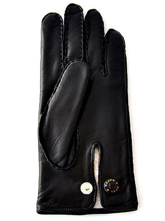 Schwarz Leder Handschuhe