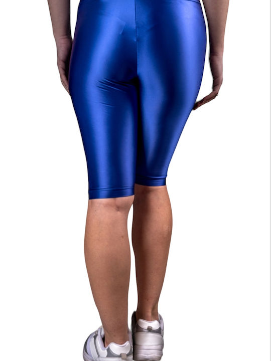 Remix Women's Bike Legging High Waisted Blue