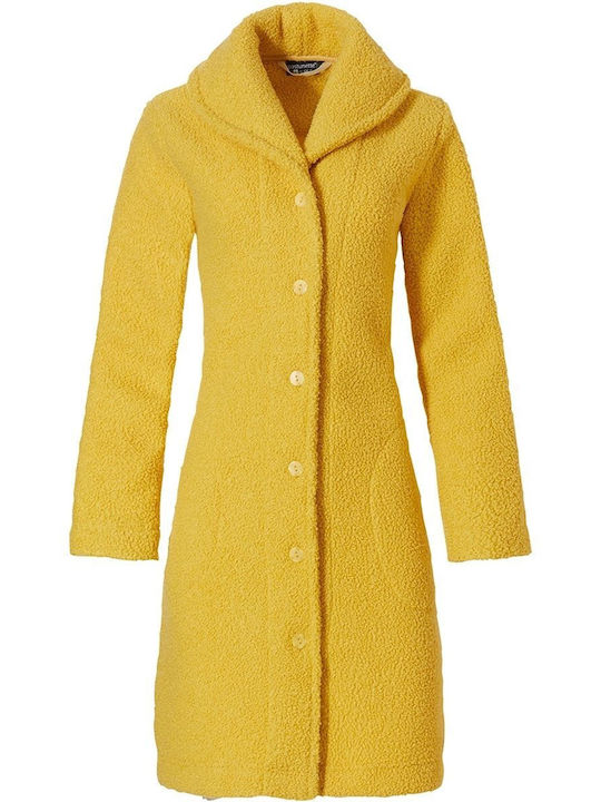 Hangzhou Winter Women's Robe Yellow