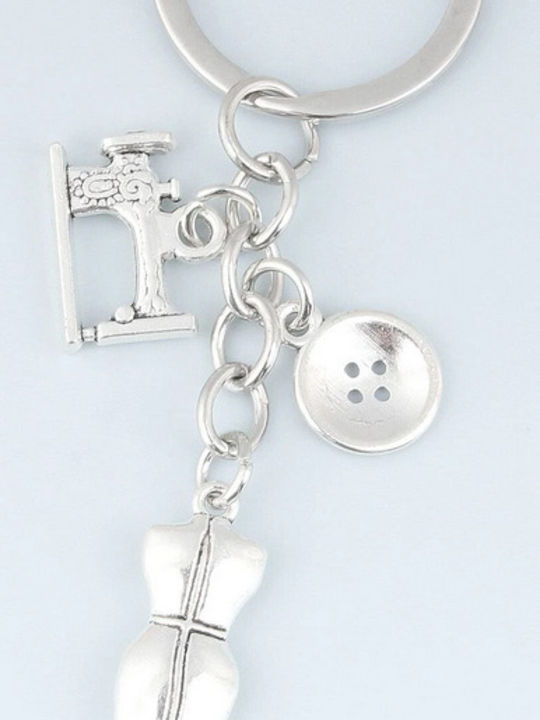 Tatu Moyo Handmade Metallic Keychain