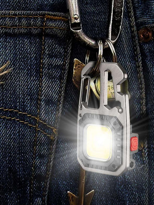 Keychain Opener with LED White