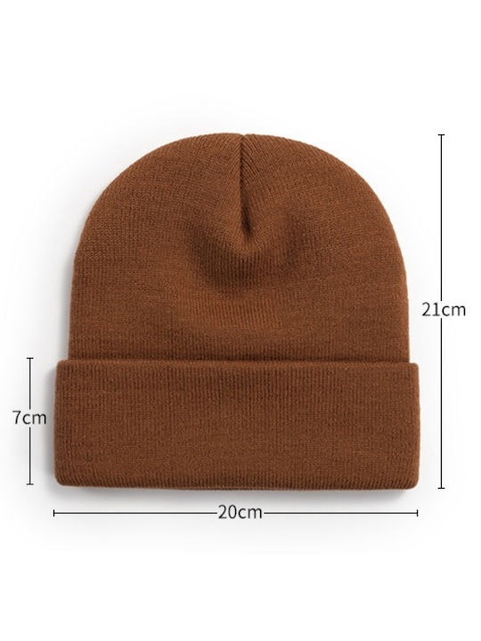 Beanie Ανδρικός Σκούφος Πλεκτός σε Τιρκουάζ χρώμα