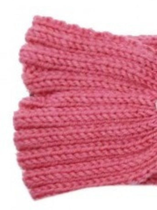 Knitted Beanie Cap Pink