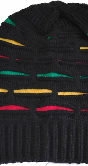Beanie Unisex Beanie Knitted in Black color