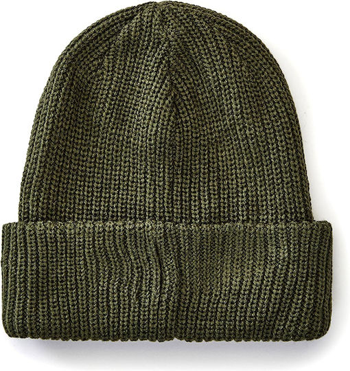 Ribbed Beanie Cap Khaki