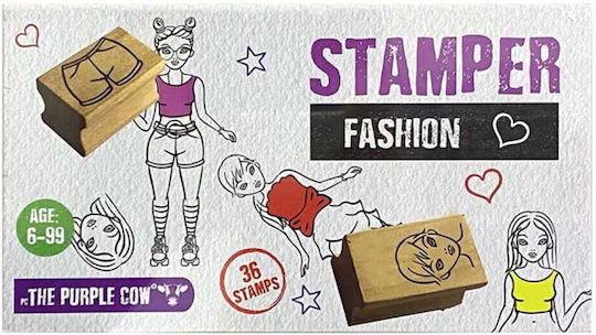 Purple Cow Ștampile pentru copii de 6+ ani+ ani 36buc