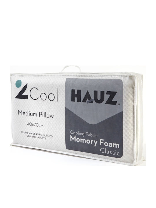 Hauz Μαξιλάρι Ύπνου Memory Foam Ανατομικό 40x70cm