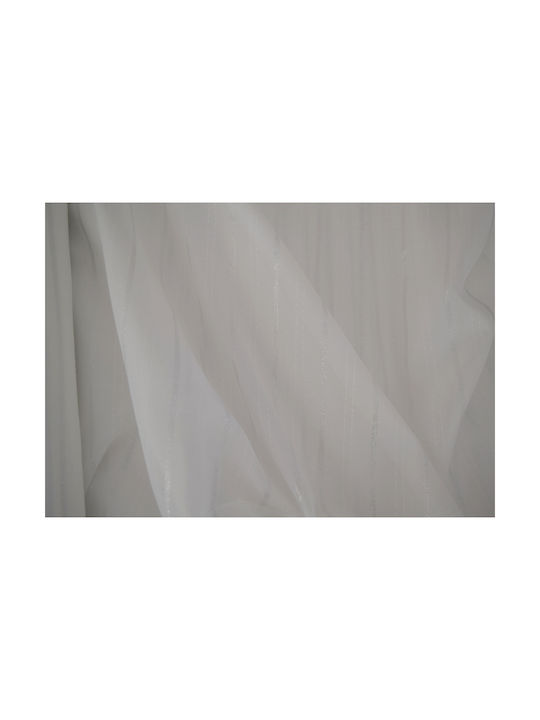 Saray Home Κουρτίνα με Τρέσα Εκρού 140x280εκ.