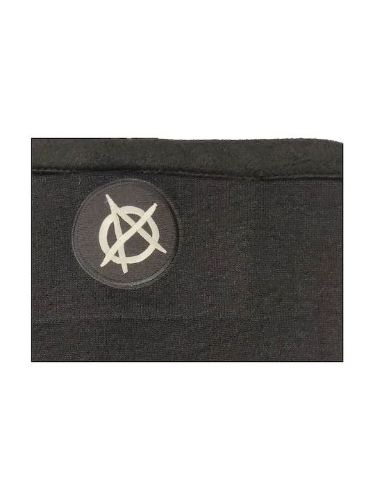 Tatu Moyo Motorcycle Rider Neck Warmer Fleece Black / Green Color