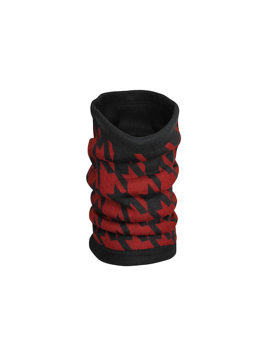 Motorcycle Rider Neck Warmer Fleece Red / Green Color