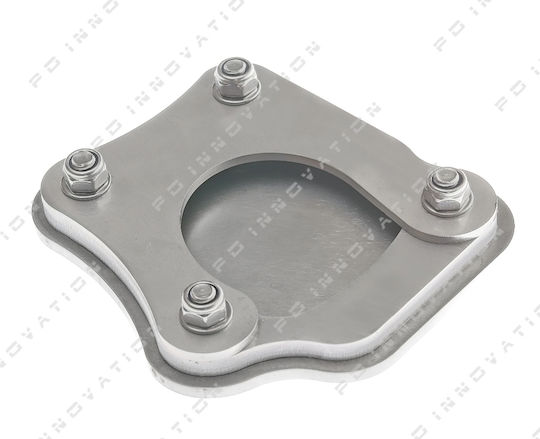 Moto Discovery Motorcycle Side Stand Extension in Silver Color 0008-39