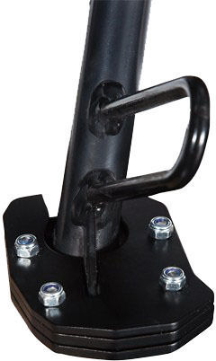 Moto Discovery Motorcycle Side Stand Extension in Black Color 002346