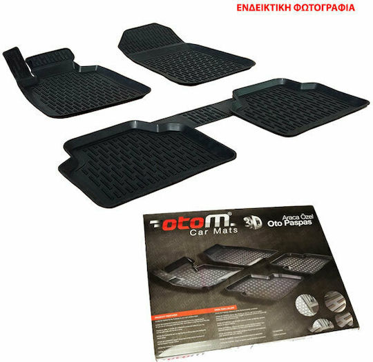 Peugeot Partner Tepee 2008-2015 Schalenmatten Otom Set aus 2 Teilen