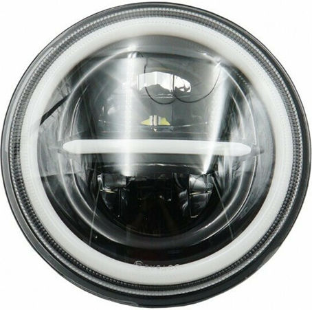 Front Lights Angel Eyes Led 12V for Jeep Wrangler JK TJ (2006-2021)