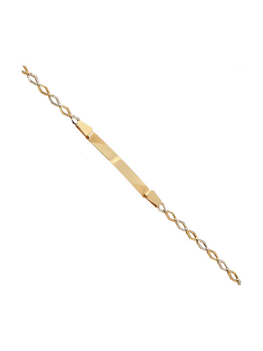 Goldene Kette Nacken 14K