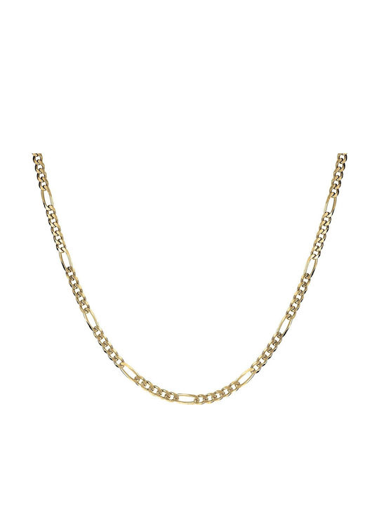 Verorama Bărbătească Lanț Gât Placată cu Aur Subțire Grosime 4.8mm și Lungime 60cm