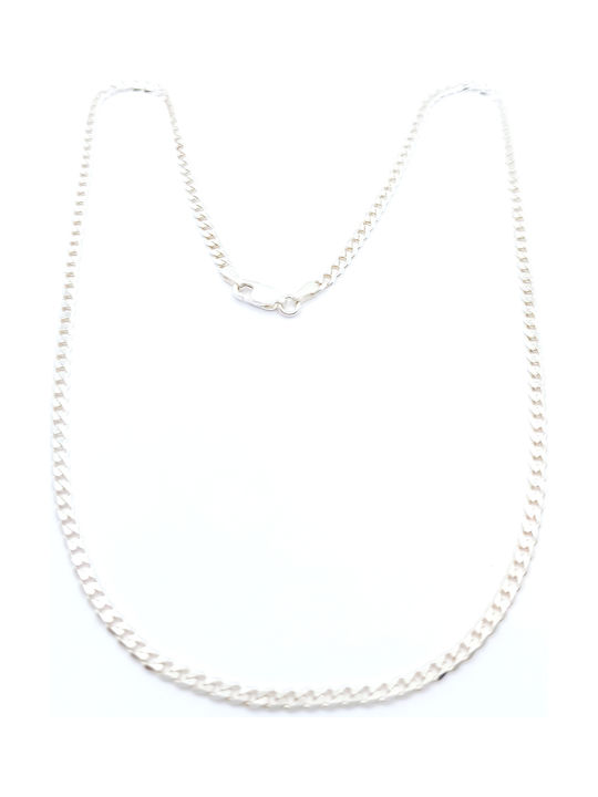 PS Silver Silver Chain Neck Thin Thickness 3mm and Length 44.5cm