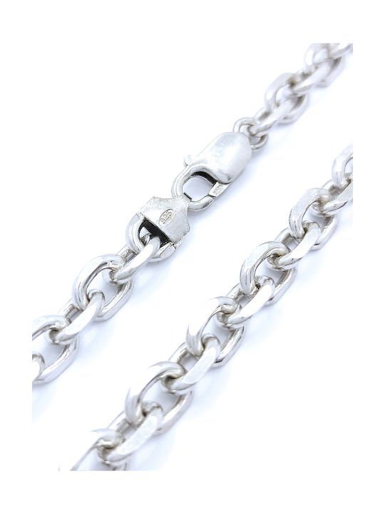 PS Silver Silver Chain Neck Wide Thickness 7.25mm and Length 45cm