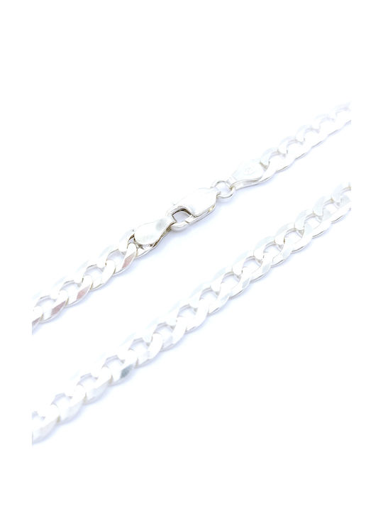 PS Silver Silver Chain Hand Thin Thickness 4.8mm and Length 21cm