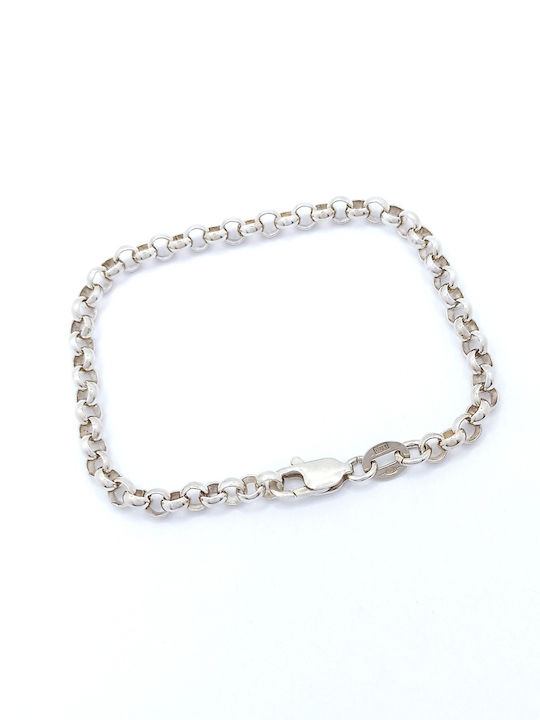 PS Silver Мъжка Сребърна Верига Чанта за ръка Дължина 16.3cm
