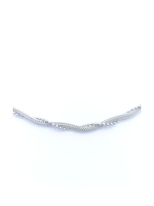 PS Silver Silver Chain Neck Thin Thickness 3.5mm