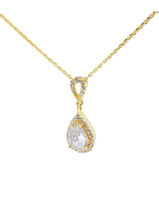 Papadopoulos Gold Set with Necklace & Earrings from Gold 14K