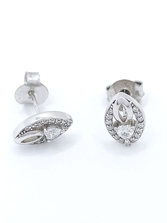 PS Silver Set mit Ohrringe & Anhänger aus Silber mit Steinen