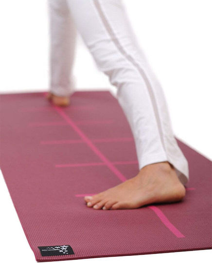 Yogistar Στρώμα Γυμναστικής Yoga Μωβ (195x61x0.5cm)