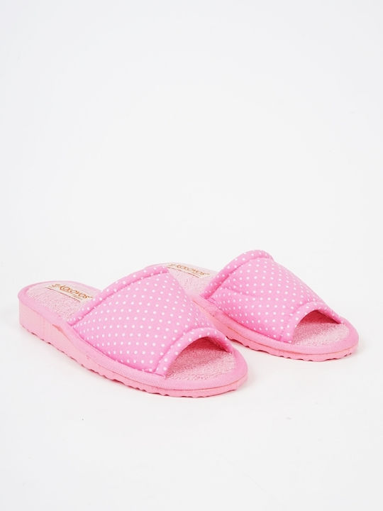 Piazza Shoes Terry Women's Slippers Pink