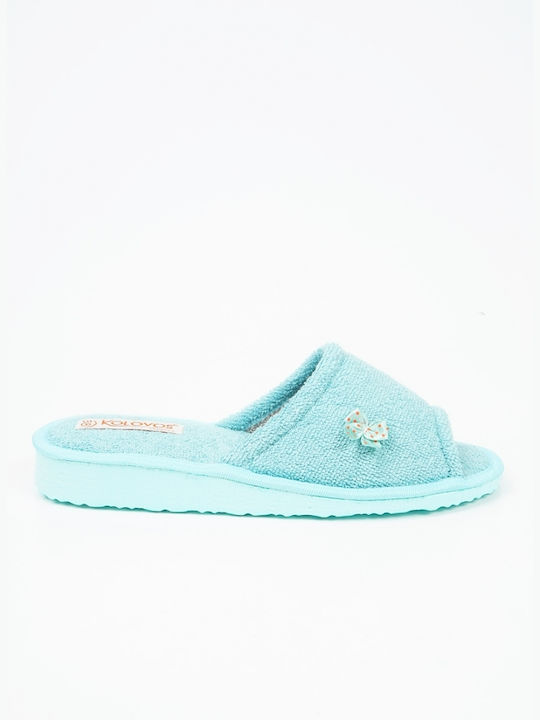 Piazza Shoes Terry Women's Slippers Turquoise