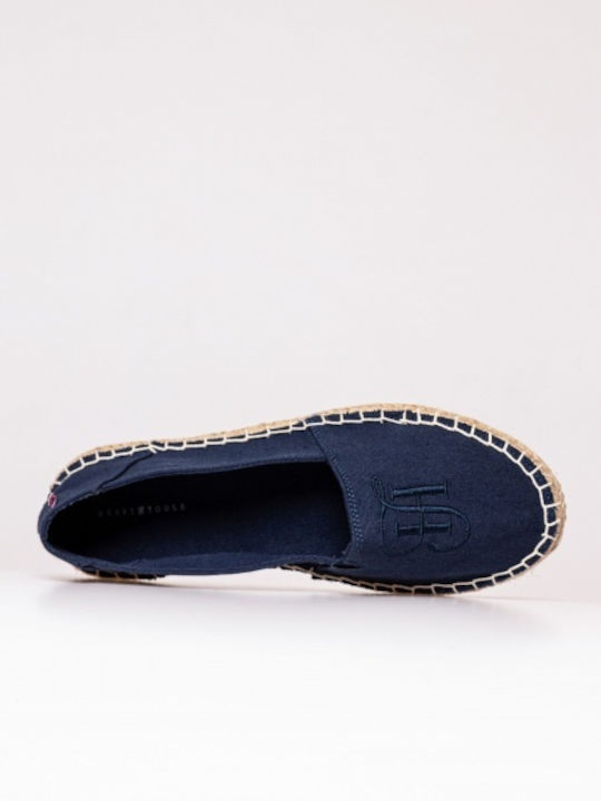 Women's Fabric Espadrilles Navy Blue