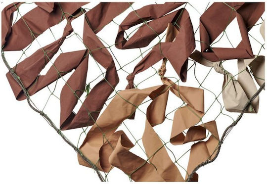 Rechteckig Tarnnetz Beige auf Rolle 3x6m