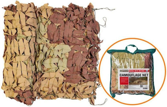 Rechteckig Tarnnetz Beige auf Rolle 3x6m
