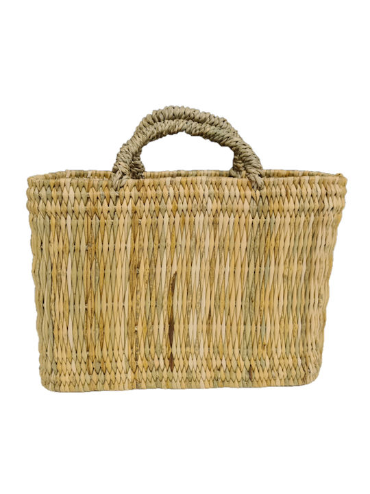 Straw Beach Bag Beige