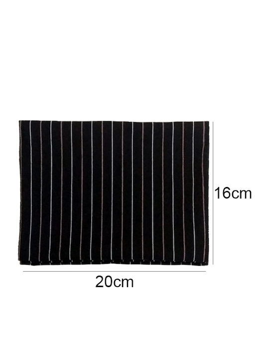 Toiletry Bag in Black color 20cm