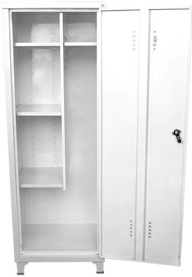 Μονόφυλλη Μεταλλική Γαλβανιζέ 60x45x175εκ.