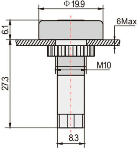 LED Ενδεικτική Λυχνία 220V Πράσινο 1τμχ 30801-023