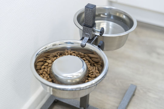 Trixie Stainless Steel Food Bowl for Dog & Cat 2 x 250ml 17cm