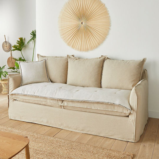 La Redoute Interieurs για Παγκάκι Παλέτας Μπεζ 180x60εκ.
