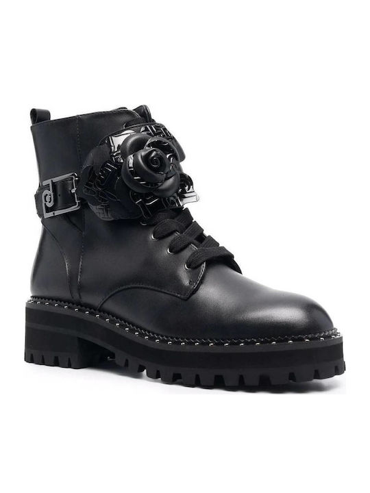 Liu Jo Hero Ankle Boots Μαύρα