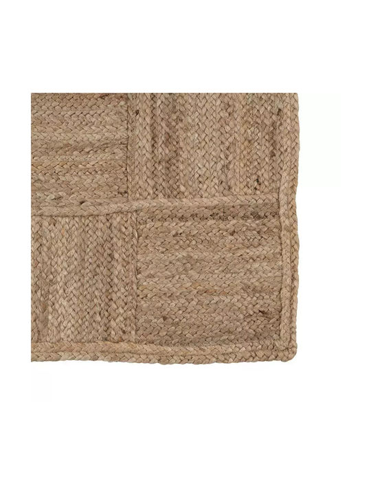 Rug Rectangular Summer from Jute Beige