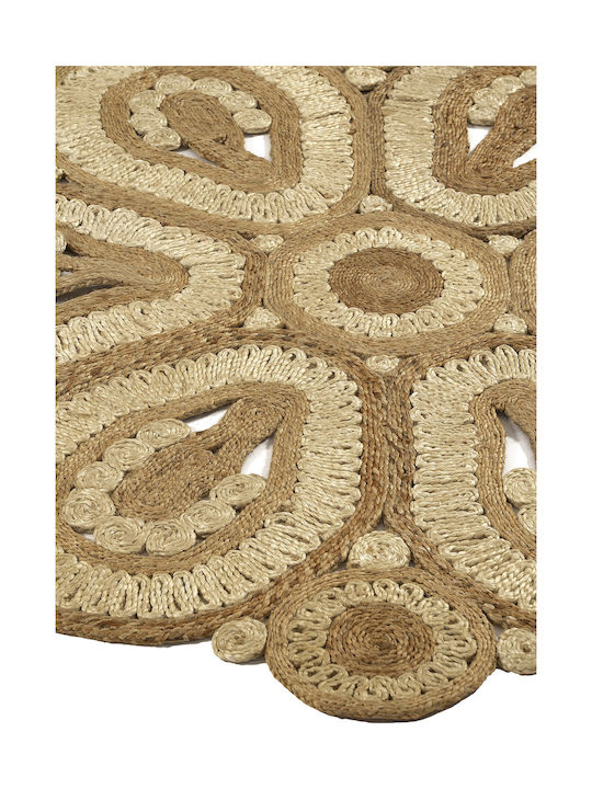 Rug Round Summer from Jute Beige