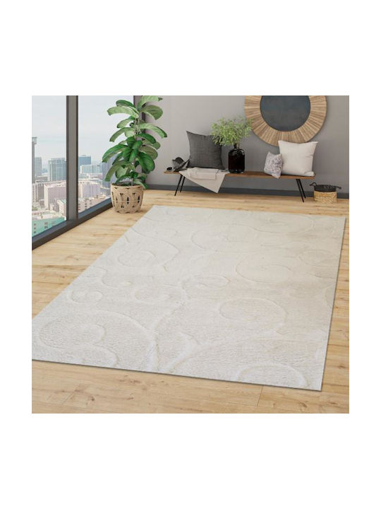 Unique Rug Rectangular White