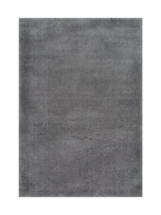 Saray Home Χαλί Ορθογώνιο Shaggy Γκρι 200x270cm