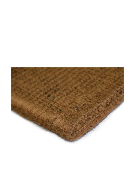 Coconut Fiber Doormat Brown 55x90cm