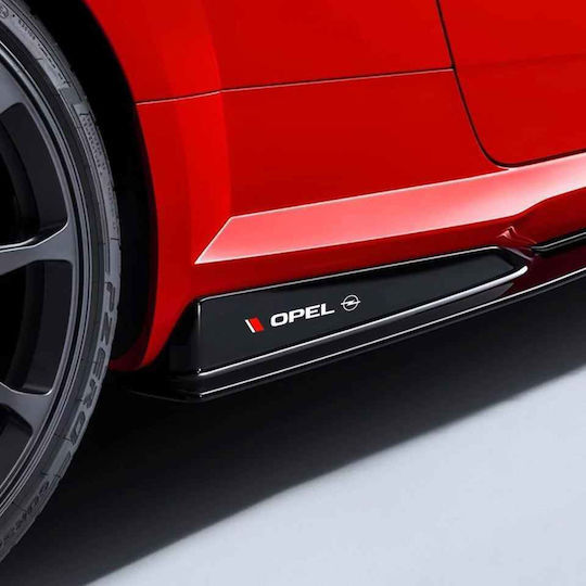Autocolante Sigle Auto Opel pentru Jante Auto în Culoarea Alb 4buc